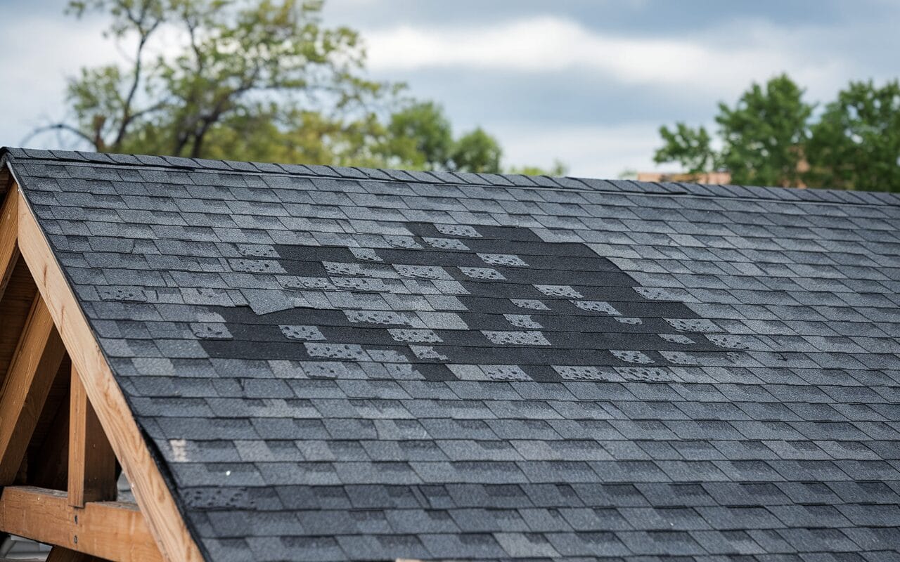 asphalt shingle roof hail damage