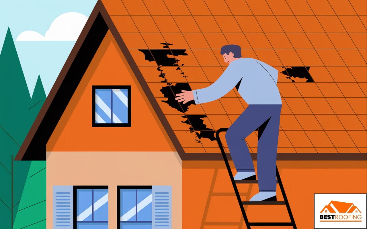 how to check roof for hail damage